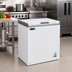 Thumbnail image #2 for Serv-Ware 7.1 Cu. Ft. White Solid Door Chest Freezer with Locking Lid