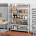 Thumbnail image #3 for Cambro Camshelving Premium 5-Shelf Vented and Solid Stationary Add-On Unit, 21