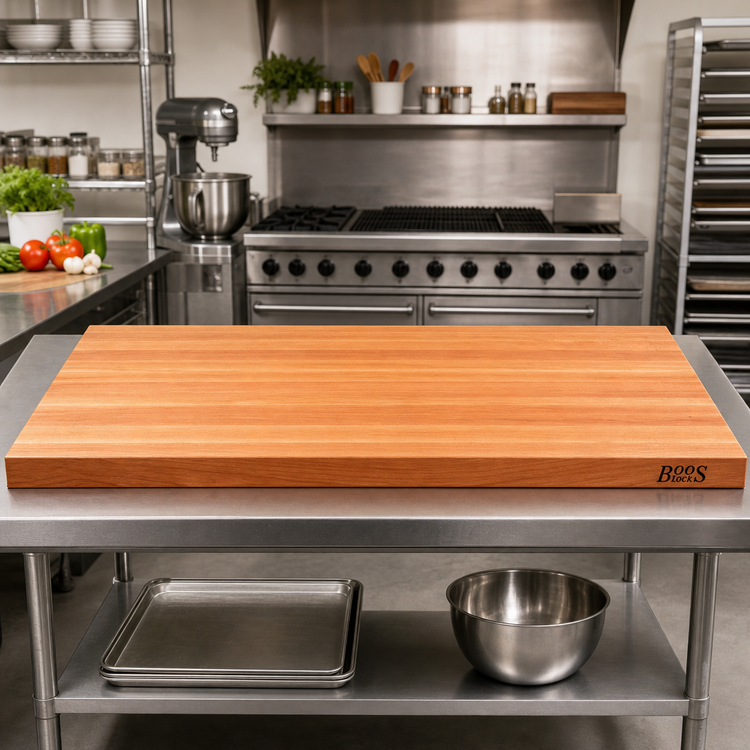 Product image #2 for Boos Block American Cherry Edge Grain Kitchen Countertop, 48 x 27 x 3 Inch, Varnique Finish