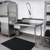 Thumbnail image #2 for CMA Dishmachines SR-26 Straight Soiled Dish Table with Pre-Rinse Sink, Right-to-Left Operation