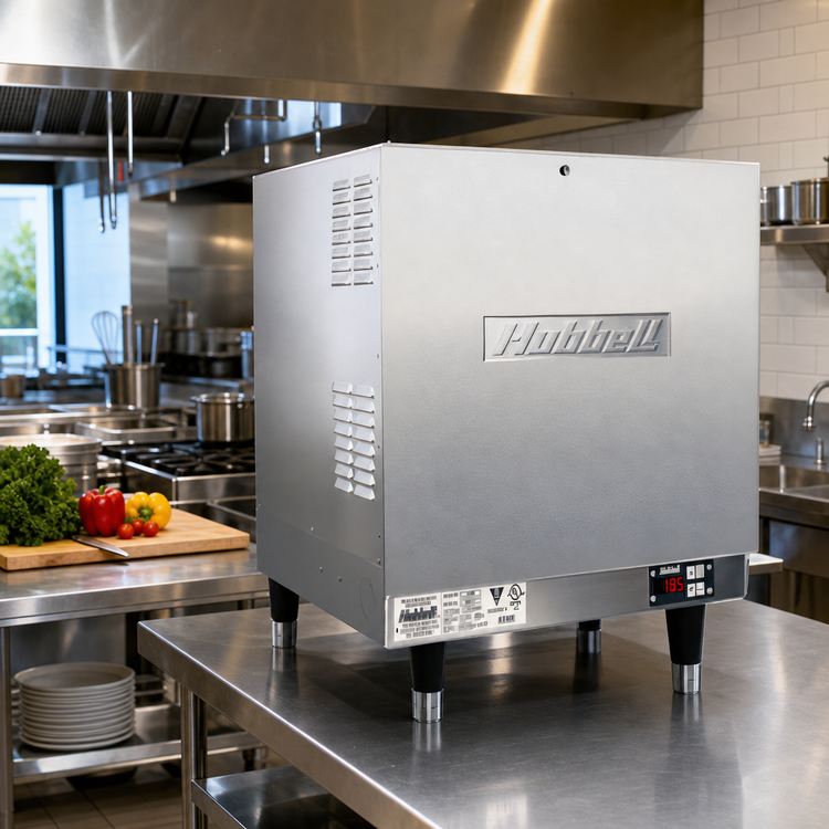 Product image #2 for Hubbell J1624 Electric Booster Heater with 16-Gallon Stainless Steel Storage Tank, 24 kW