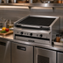 Thumbnail image #2 for MagiKitch'n 48-Inch Low Profile Countertop Gas Charbroiler with Ceramic Coal Grate and 6-Inch Service Shelf