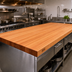 Thumbnail image #2 for Boos Block American Cherry Edge Grain Kitchen Countertop, 84 x 48 x 2-1/4-Inch, Penetrating Oil Finish