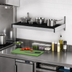 Thumbnail image #2 for Fermod One-Level Vented Wall Shelving Unit, 47 Inch W x 18 Inch D, Anodized Aluminum