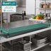 Thumbnail image #2 for QuadPLUS 60-Inch x 18-Inch Vented Green Polymer Shelf Mat with MicroGARD Antimicrobial Protection