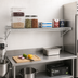Thumbnail image #2 for Snap-n-Slide Wall-Mounted Wire Shelf, 72-Inch W x 12-Inch D, 210 lb Capacity