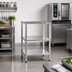 Thumbnail image #2 for RATIONAL Stand I Stationary Open-Sided Stainless Steel Oven Stand for XS