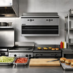 Thumbnail image #2 for Jade Range (Middleby) Titan JCM-36 36-Inch Gas Infrared Wall-Mount Cheesemelter, 3-Position Rack, Manual Controls