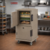 Thumbnail image #3 for Cambro Ultra Camcart® Front-Loading Double-Compartment Insulated Food Pan Carrier, 120 Qt. Per Compartment, HD Casters, Granite Sand