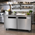 Thumbnail image #2 for Koolmore 48-Inch Two-Door Undercounter Freezer, Stainless Steel