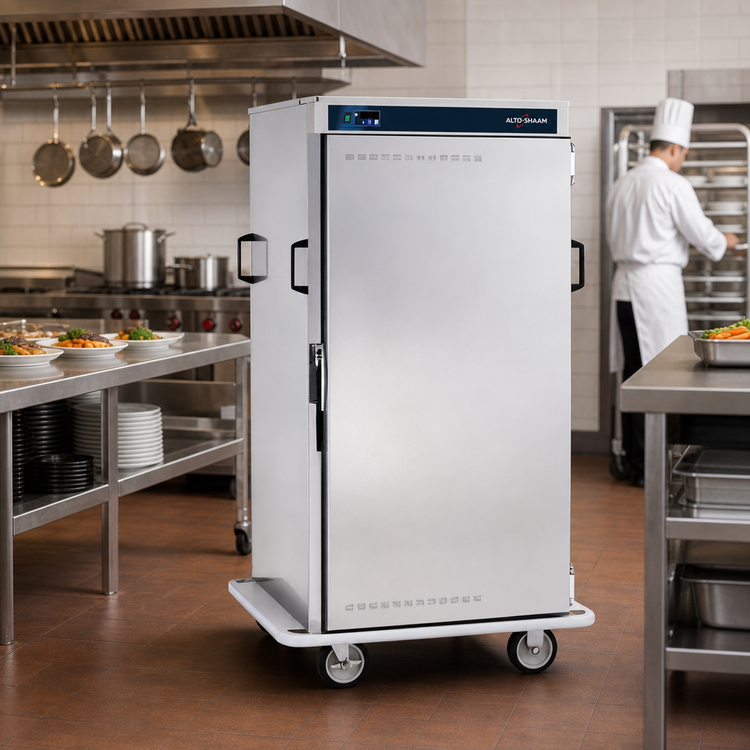 Product image #3 for Alto-Shaam Halo Heat Electric Mobile Banquet Cart, 96 Covered Plate Capacity