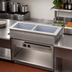 Thumbnail image #2 for Vollrath Short-Side 2-Pan Drop-In Hot Well with Thermostatic Controls, Auto-Fill, and Manifold Drain