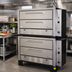 Thumbnail image #3 for Peerless CW62PSC 4-Deck Double-Stacked Gas Deck Pizza Oven with 42 x 32-Inch Hearth Stone Decks