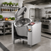 Thumbnail image #2 for Cucimix UCBTE018CV1 Electric Tilting Skillet Braising Pan with Automatic Mixer, 18 Gallon