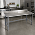 Thumbnail image #2 for Eagle Budget Series 120-Inch x 36-Inch 430 Stainless Steel Work Table with 4-1/2-Inch Backsplash and Tubular Base