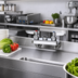 Thumbnail image #2 for T&S Brass B-1123-M Deck-Mounted Workboard Faucet with 12-Inch Swing Nozzle, 8-Inch Centers