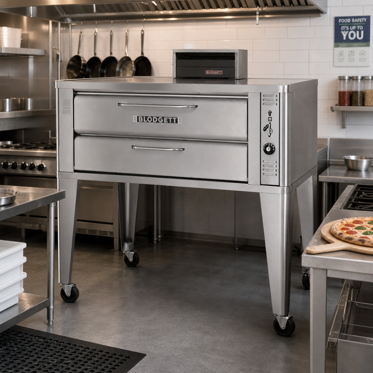 Product image #2 for Blodgett 961P Base Single-Deck Gas Pizza Deck Oven, 42 x 32-Inch Deck Interior