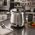 Thumbnail image #2 for Omcan 10 Liter Stainless Steel Countertop Soup Kettle, 400W, 110V