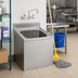 Thumbnail image #2 for Eagle Group F1916-12 Floor Mounted Mop Sink with 20 x 16 x 12-Inch Bowl, 304 Stainless Steel