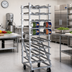 Thumbnail image #2 for Eagle Panco Full Size Stationary Gravity-Fed Can Rack for #5 and #10 Cans