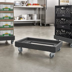 Thumbnail image #3 for Cambro Camdolly® CD2028110 Open-Frame Polyethylene Dolly, 350 lb. Capacity, Black, 4 Heavy-Duty 3-Inch Swivel Casters