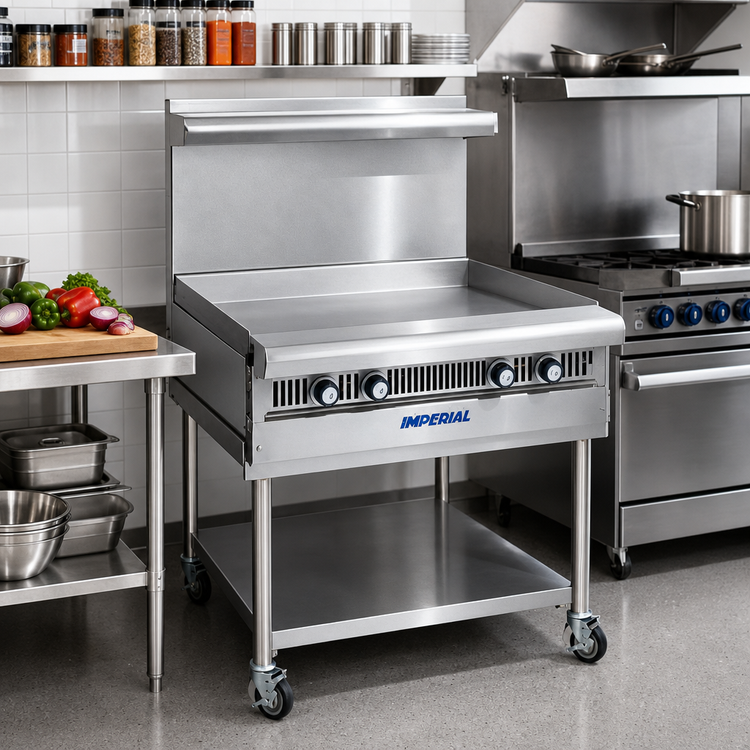 Product image #2 for Imperial Spec Series Heavy Duty 24-Inch Gas Modular Add-A-Unit Griddle with Thermostatic Controls