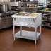 Thumbnail image #2 for Aerohot 30-3/8-Inch Gas Wet Bath Steam Table with 2-Pan Open Water Bath and Open Base with Undershelf