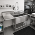 Thumbnail image #2 for John Boos Pro-Bowl 2-Compartment Stainless Steel Sink with 24-Inch Left Drainboard
