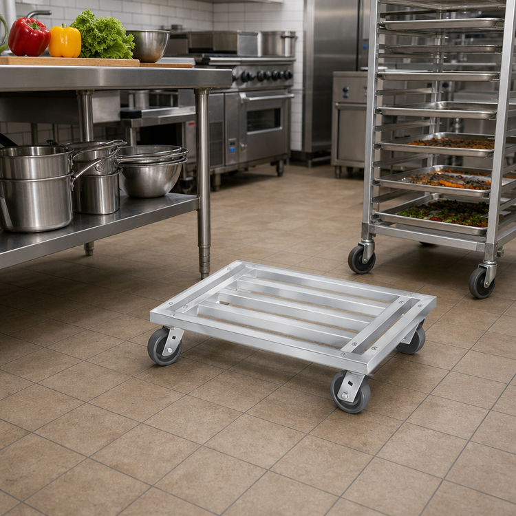 Product image #2 for Channel MD2436 Mobile Aluminum Tubular Dunnage Dolly, 36 x 24 x 8 Inches, 1,200 lb Capacity