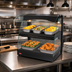 Thumbnail image #2 for Hatco Glo-Ray Curved Glass Merchandising Warmer, 26-Inch Countertop, Deck and Shelf