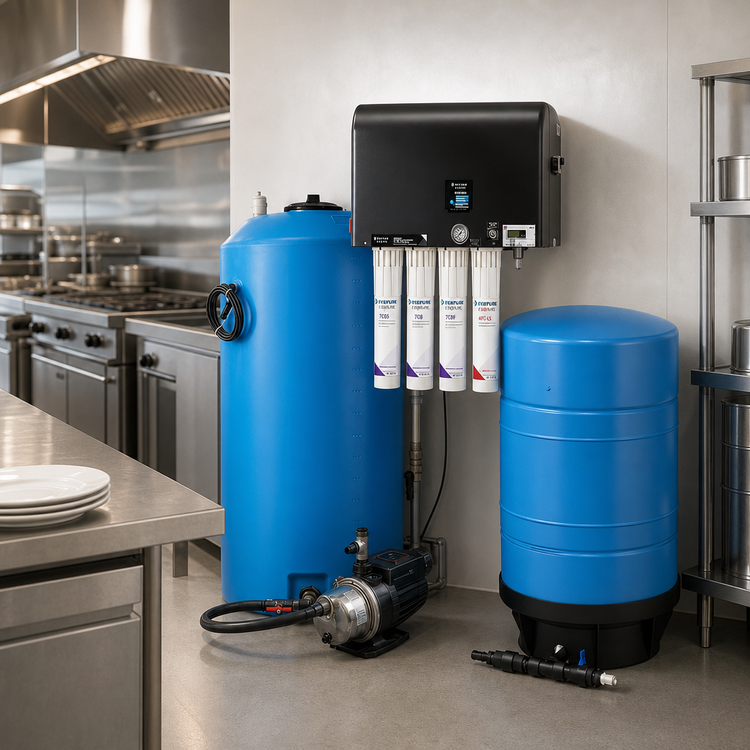 Product image #2 for Everpure BWS1500/175 HF PLUS Reverse Osmosis Water Treatment System with 175-Gallon Storage Tank and 1500 GPD Output