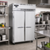 Thumbnail image #2 for Continental Refrigerator 2FN Two-Section Standard Depth Full-Height Solid Door Reach-in Freezer