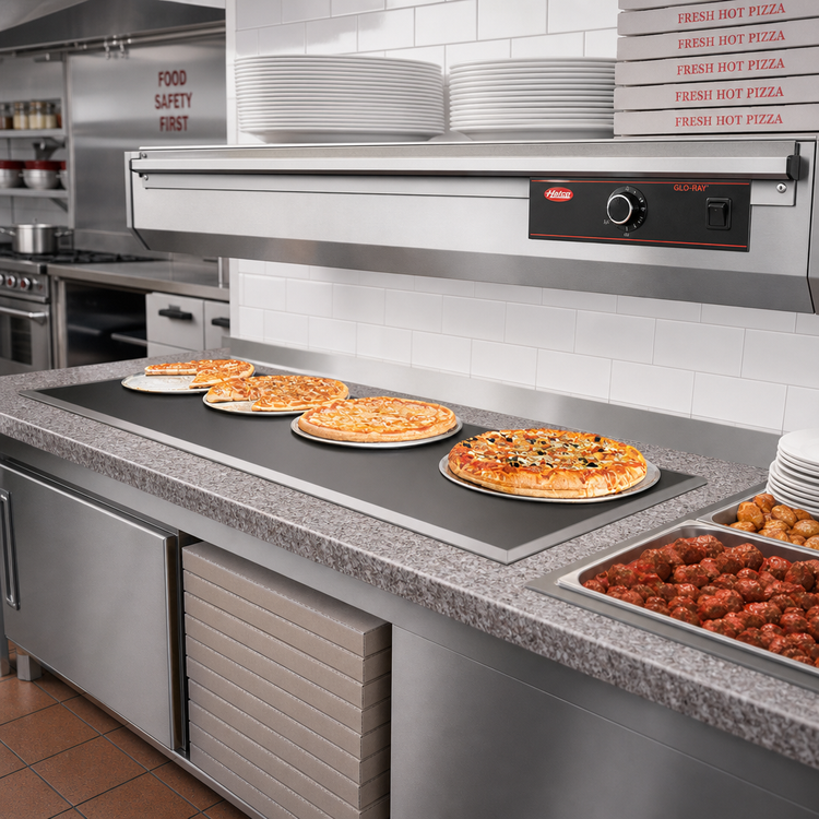 Product image #2 for Hatco Glo-Ray Built-In Heated Shelf with Flush Top, 31-1/2 x 17-Inch Surface, 505 Watts