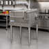 Thumbnail image #2 for Advance Tabco Set of 4 Stainless Steel Legs for Braising Pan & Tilt Skillet, 34 1/2 Inch High