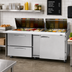 Thumbnail image #3 for Turbo Air PRO Series 72-5/8-Inch Wide Self-Contained Mega Top Sandwich/Salad Prep Table with 2 Drawers, 1 Door, and 30-Pan Top