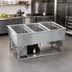 Thumbnail image #3 for Vollrath 3-Well Hot/Cold/Frozen Self-Contained Drop-In Food Well Unit with Auto Drain and Flat Flange, 120/208-240V