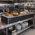 Thumbnail image #2 for Hatco Glo-Ray Simulated Stone Built-In Rectangular Heated Shelf, 73-5/8 x 19-5/8 Inch