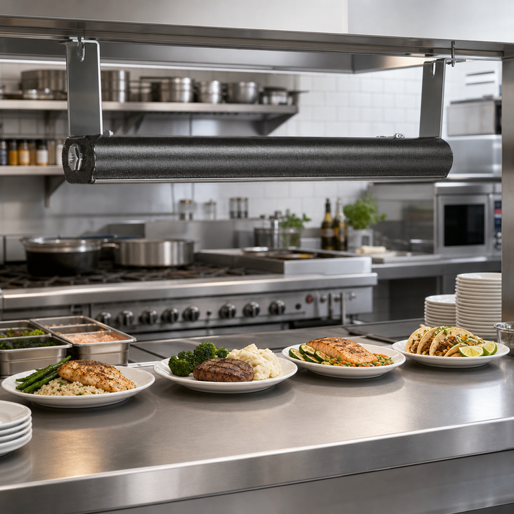Product image #2 for Vollrath 60-Inch Single Unlighted Low Profile Heat Strip, 208V