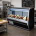 Thumbnail image #2 for Howard-McCray 32E Series 74-Inch Fish & Poultry Service Case, Self-Contained, LED, Black Exterior/White Interior