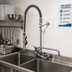 Thumbnail image #2 for EasyInstall 8-Inch Wall Mount Add-On Pre-Rinse Unit with 18-Inch Swing Nozzle