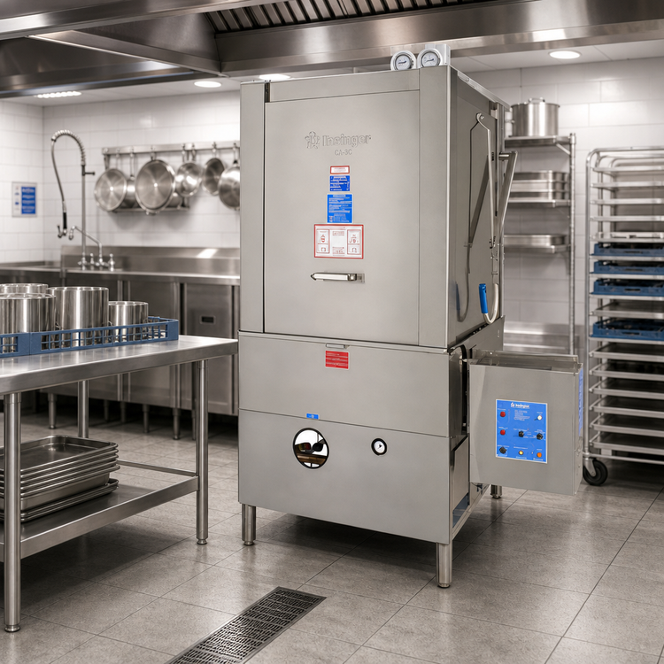 Product image #2 for Insinger CA-3C Corner Automatic Pot and Pan Washer, 25 Racks Per Hour