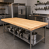 Thumbnail image #2 for Boos Block by John Boos Northern Hard Rock Maple Edge Grain Kitchen Countertop, 132 x 42 x 1-1/2 Inch, Oil Finish