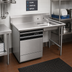 Thumbnail image #2 for Advance Tabco Undercounter Dish Table with Right-Side Sink Bowl, 72 x 30 Inch