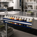 Thumbnail image #2 for Advance Tabco Prestige 42-Inch Hang-On Single-Tier Stainless Steel Speed Rail, 10-Bottle Capacity