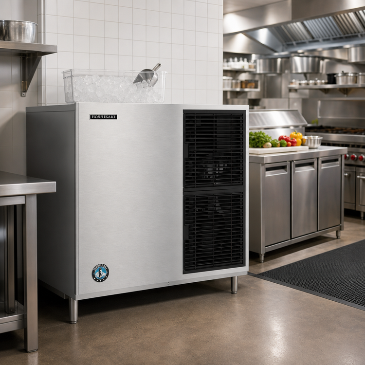 Product image #3 for Hoshizaki KM-830MAK2 Crescent Cube Ice Maker, Air-Cooled, Self-Contained, 30 Inch Wide, 855 lb/24 Hours