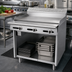 Thumbnail image #2 for Garland Cuisine Series Heavy Duty 36-Inch Gas Griddle Top Range with Storage Base