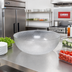 Thumbnail image #3 for Cambro Camwear 40 Qt. 23-Inch Round Pebbled Serving Bowl, Clear Polycarbonate
