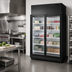Thumbnail image #2 for True TRM2L Low Temp Two-Section Glass Door Freezer Merchandiser