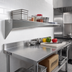 Thumbnail image #2 for Eagle Group Single Knob Left Shelf Bracket for Cantilevered Shelving, 24 Inch, Stainless Steel, 360 lb. Capacity