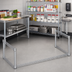 Thumbnail image #2 for Eagle Group 3-Sided Double Truss Shelving Frame, 72 x 21 Inch, Chrome-Plated Steel
